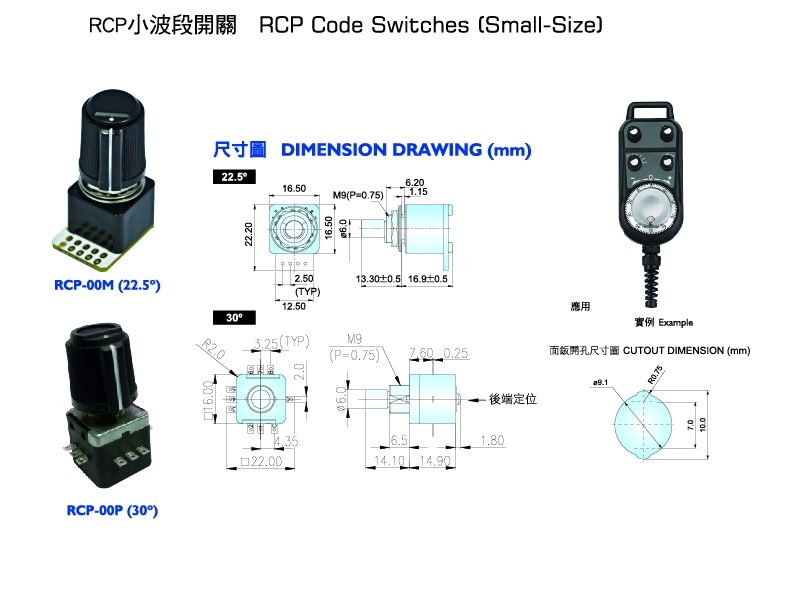 RCP小波段开关